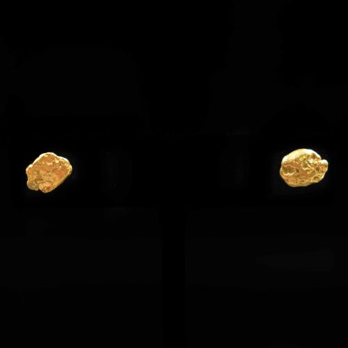 GOLD NUGGET EARRINGS